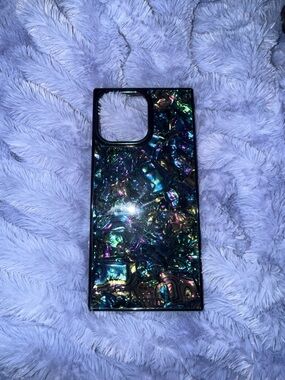 Cocomii Iridescent Multi-Color Protective square Phone Case - iphone 16 pro max